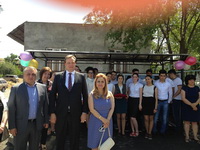 Bus Stop Opening Ceremony in Ashtarak